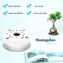 Metal Aluminum Waterproof Junction Box Mount Bracket, Universal for Bullet Security Camera Waterproof Hide Cable Junction Boxs Compatible Video Surveillance Cameras