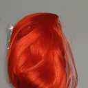 Red Long Straight Wig With Braids Red Braided Wig Cosplay Halloween Costume Wigs For Women