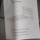 OLEVS Queen Bed Frame Metal Platform Bed Queen Size with 2-Tier Storage & LED Light Headboard, Charging Station Type C, No Box Spring Needed
