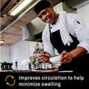 FUTURO Dress Socks for Men, Medium, Black, Firm (20-30 mm/Hg)