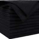 AIDEA Microfiber Cleaning Cloth Black 10PK, Microfiber Towels for Cars, Premium Wash Cloths, Dusting Cloth Lint Free Cleaning Rags for SUVs, House, Kitchen, Window, Cleaning Supplies