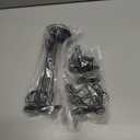 Teling 36 Pieces Table Number Holders 3 Size Place Card Holder Name Numbers Menu Memo Note Card Picture Photo Clip Stand Table Sign for Wedding Anniversary Party Display(Black)