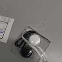 2025 Air Tracker Tags-2 Pack Item Locator for Android & iOS Bluetooth Tracker,Key Finders,Smart Tags Work with Apple Find My & Google's Find Hub (Black & White, for Android & iOS (2 Pack)