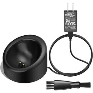 Replacement Charger for MANSCAPED 3.0 Compatible with MANSCAPED The Lawn Mower 3.0/2.0 Weed Whacker Electric Groin Hair Trimmer & Ear Hair Trimmer Charging Dock Base Station with Adapter Power Cord