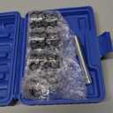 5PCS Lug Nut Removal Tool, 17/19/21/22MM Impact Bolt Extractor Set, CR-MO Steel Wheel Lock Removal Kit for Damaged/Rusted Nuts, Compatible with 1/2" Drive Impact Wrench