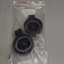 Ouharty Replacement Straw Lid for Hydroflask Wide Mouth Water Bottle, Top Lids with Straw for Hydro Flask Accessories, Replacement Straw Cap for Hydroflask 32 40 64 oz Wide Mouth Bottle (Black & Black)