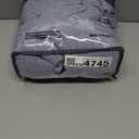 Light Blue Linen Curtains 92 Inch Length 2 Panel Set for Living Room - Semi Sheer Farmhouse Drapes With Back Tab Rod Pocket, Light Filtering for Bedroom, Stone Blue