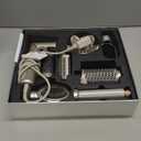 Ukliss 8 in 1 Hair Dryer Brush & Multi Hot Air StylerFoldable 110,000 RPM Blow Dryer Brush Tool Set with Diffuser Auto-Wrap Curler for Fast Drying Curling Straightening Hair Daily Styling