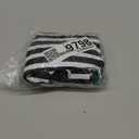 COCOPEAR Women's Ruched High Waisted Bikini Bottom Retro Vintage Swim Short Tankinis (3X-Large, Black and White Stripe)