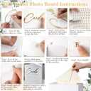 Ripeng Acrylic White Wedding Card Box with Lock Transfers Sticker Mirror Gold Acrylic Cards DIY Card Boxes for Wedding Decoration, Money Box for Bridal Baby Shower Party Reception Anniversary