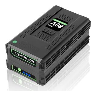 Ziment 80V Battery Compatible for Greenworks 80V Battery Replacement, 3.0Ah Lithium Ion Battery Compatible for Greenworks Pro 80 Volt Battery GBA80200 GBA80250 GBA80300 Cordless Power Tools