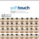 softtouch 1" Round Nail On Heavy Duty Felt Furniture Pads for Wood Furniture, Protect Hard Floor Surfaces from Scratches, Beige (48 Pack)