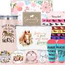 Horse Gifts for Girls Women Hobby Horse Stuff for Girl Horses Themed Gifts Accessories for Horses Lovers, Equestrian Girls, Cowgirl Gift Decoration Supplies Stuff for Equestrian Women