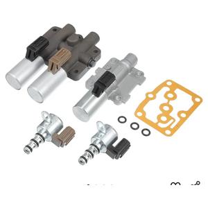 ACROPIX No.28250-P6H-024/28250-P7W-003 Transmission Shift Solenoid Replacement Fit for Honda Odyssey - Pack of 4 Silver Tone Bronze Tone Black Brown