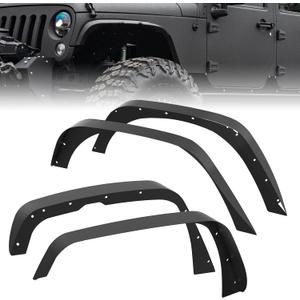 GAOMON Jeep Wrangler Fender Flares, Front & Rear Fender Flares For 2019-2023 Jeep Wrangler JL 4 Door Model