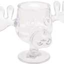 Spoontiques - National Lampoons Christmas Vacation Acrylic Moose Cup - Griswold Moose Mug - 4.5 - 6 Ounce,Clear