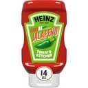Heinz Tomato Ketchup Blended With Jalapeno, 14 oz Squeeze Bottle (EXP 05/24/26)