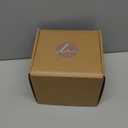 Ling's moment Lily White Artificial Wedding Flower Bouquets for Bridesmaids Floral Bouquet 7 Inch Bridesmaid Bouquets with Ribbon Ceremony Anniversary,7-inch Diameter (Wht-lily of the Valley White)