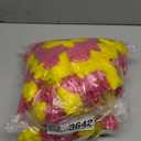 Artificial Marigold Flowers Hanging Garlands for Decoration of Doors Windows Walls, 4.5 Ft Each 5 Pcs, Yellow & Pink