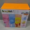 burgkidz Plastic Toddler Chair, Durable and Lightweight Kids Chair, 9.3" Height Seat, Indoor or Outdoor Use for Toddlers Boys Girls Ages 2 and Up (Blue)