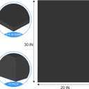 ToLanbbt 12 Pack Black Foam Board, 20 x 30 x 3/16" Thick Foam Core Acid Free Poster Foamboard for Art Craft Projects, Painting, Displaying, Signage, Wedding, School
