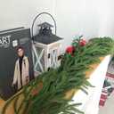 Egolot 70 Inch Winter Christmas Real Touch Norfolk Pine Garland for Doors Mantle, Green Artificial Greenery XMAS Garland for Indoor Outdoor, Rustic Farmhouse Christmas Fireplace Mantle Home Decoration