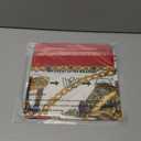 Senker Fashion 35" Head Scarf for Women, Pirate Costume Accessories Silk Red Bandana for Hair Wrapping and Sleeping (Black Wine Red)