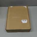 Tall Lamp Shades Set of 2, 10" Top X 10" Bottom X 13" High Large Drum Lampshades for Table Lamps Floor Lamp, White Line Fabric Lamp Shades, Easy Assembly Replacement Lampshades