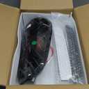 Tail Lights Assembly [LED Kit] + 3rd Third Brake Cargo Lamp Fit for Ford F250 F350 F450 F550 Super Duty 2008-2016, Rear High Mount Stop Light & Taillights Set, Chrome Housing Smoked Lens