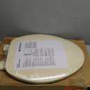 HIGHCRAFT Premium Elongated Toilet Seat with Adjustable Hinges - Molded Plastic Toilet Seat - Fits Standard Elongated Toilets - Oval Seat in Bone/Beige