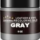 STARTSO WORLD Leather Recoloring Balm, Gray Leather Repair Kit for Furniture, Leather Dye, Leather Color Restorer for Couches, Leather Couch Paint | Repair, Restore Old, Faded Leather (Leather Recoloring Balm, Gray)