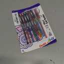Pentel Arts Slicci 0.25 mm Extra Fine Gel Pen, Assorted Ink, 8 Pack (BG202BP8M)
