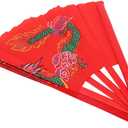 VGEBY Tai Chi Fan - Kung Fu Martial Arts Dance Practice Performance Bamboo Fan - 13 Inches