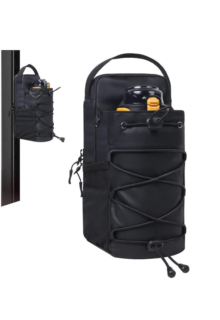 Magnetic Gym Bag Unisex,Unisex Small Gym Bag，Magnetic Water Bottle Holder for GymGym Bag for Gym,Sports, Trave for Cycling