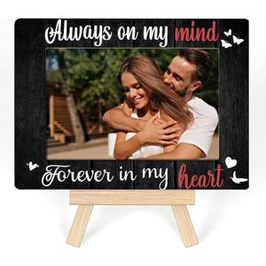 Ycyfckdr Memorial Picture Frame, Gifts for Loss of Loved One, Memorial Wooden Keepsake Plaque, In Memory of Loved One Gifts, Tabletop Picture Frame With Easel (A55)
