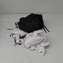 Wannsee Anime French Maid Apron Lolita Fancy Dress Cosplay Costume Furry Cat Ear Gloves Socks set(3XL) (Black-white)