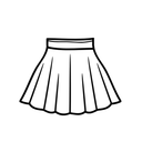 Pink skirt with shorts underneath, Size XXL