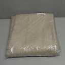 Hiasan Faux Linen Rectangle Tablecloth - Wrinkle and Stain Resistant Washable Table Cloth for Kitchen Dining Room Holiday Table Cover for Party Dinner, Beige, 90 x 156 Inch