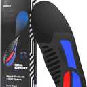 Spenco Total Support Max Shoe Insoles - Orthotic Metatarsal Arch Support Inserts - Absorbs Shock, Reduces Over-Pronation, Conforms to Foot Contours, Deep Heel Cupping Women's 9-10.5/Men's 8-9.5