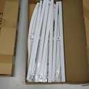 Fomcet Wedding Arch Backdrop Stand Set of 3 White Metal Arched Backdrop Stand 7.2FT & 6.6FT & 6FT Balloon Arch Frame for Wedding Ceremony Birthday Party Baby Shower Anniversary Decoration