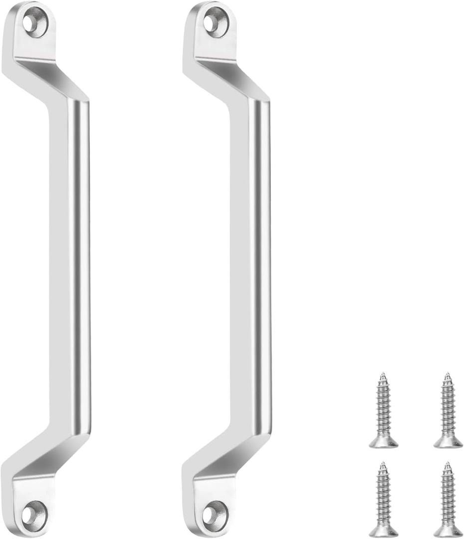 Linkstyle 2PCS RV Grab Door Handle, Heavy Duty 304 Stainless Steel Entry Door Assist Bar, for RV Boat Camper Motor Home Automotive Cargo Trailer