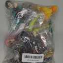 MLDVQJV 6Pcs Demon Anime Figures Set, Slayer Characters for Anime Fans and Kids (Rice Ball)