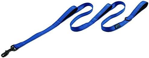 Max and Neo Triple Handle Traffic Dog Leash - Reflective, Donates to Dog Rescue (Blue) 5Ft
