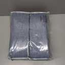 MYSKY HOME Dark Grey Blackout Curtains 90 inches Long Pinch Pleated Curtains for Living Room Bedroom 100% Room Darkening Black Out Window Drapes with Hooks Back Tab, 40" Wide per Panel, 2 Pieces