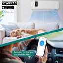 YITAHOME 18 SEER2 9000 BTU Mini Split AC/Heating System, 115V