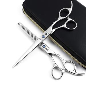 7.0 Inch Professional Hair Cutting Shears/Scissors and Barber Thinning/Texturing Scissor for Men Barber