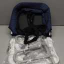 Hook On High Chair with Tray, Fast Table Chair Clip on Table High Chair, High Chair That Attaches to Table Portable Baby Feeding Seat for Baby Toddler Washable for Travel Outside (Light Blue)