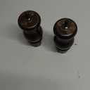 Maricome 6 Inch Wood Legs Predrilled M8 Bolt Turned Round Bun Feet Wooden Furniture Legs Set of 4