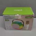 Karaoke Machine for Adults,Portable Bluetooth Speaker with Two Wireless Microphones and Dynamic Lights,Support TF/USB/AUX,Birthday Gifts for Girls/Boys/Men/Women/Family Home Party