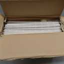 Amazon Basics 6 Cube Wire Grid Storage Organizer, Stackable Storage Cubes, Modular Closet Organizer Shelves, 14.6" D x 30.3" W x 44.8" H, White